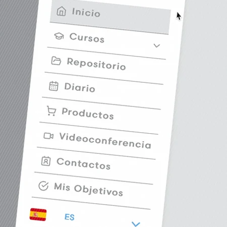 Menú de herramientas de Aware